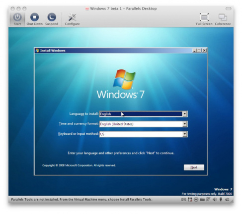 Windows 7 beta 1