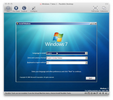 Windows 7 beta 1